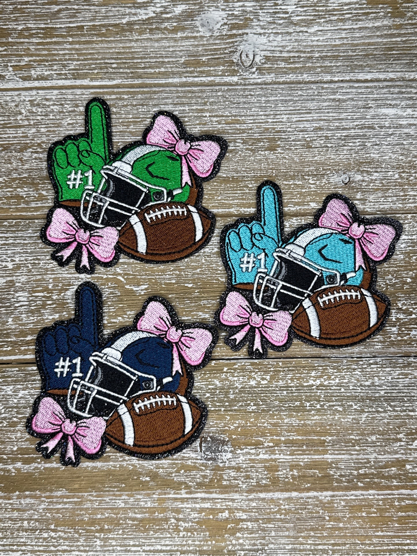 Black Glitter Football Helmet, Finger, Ball