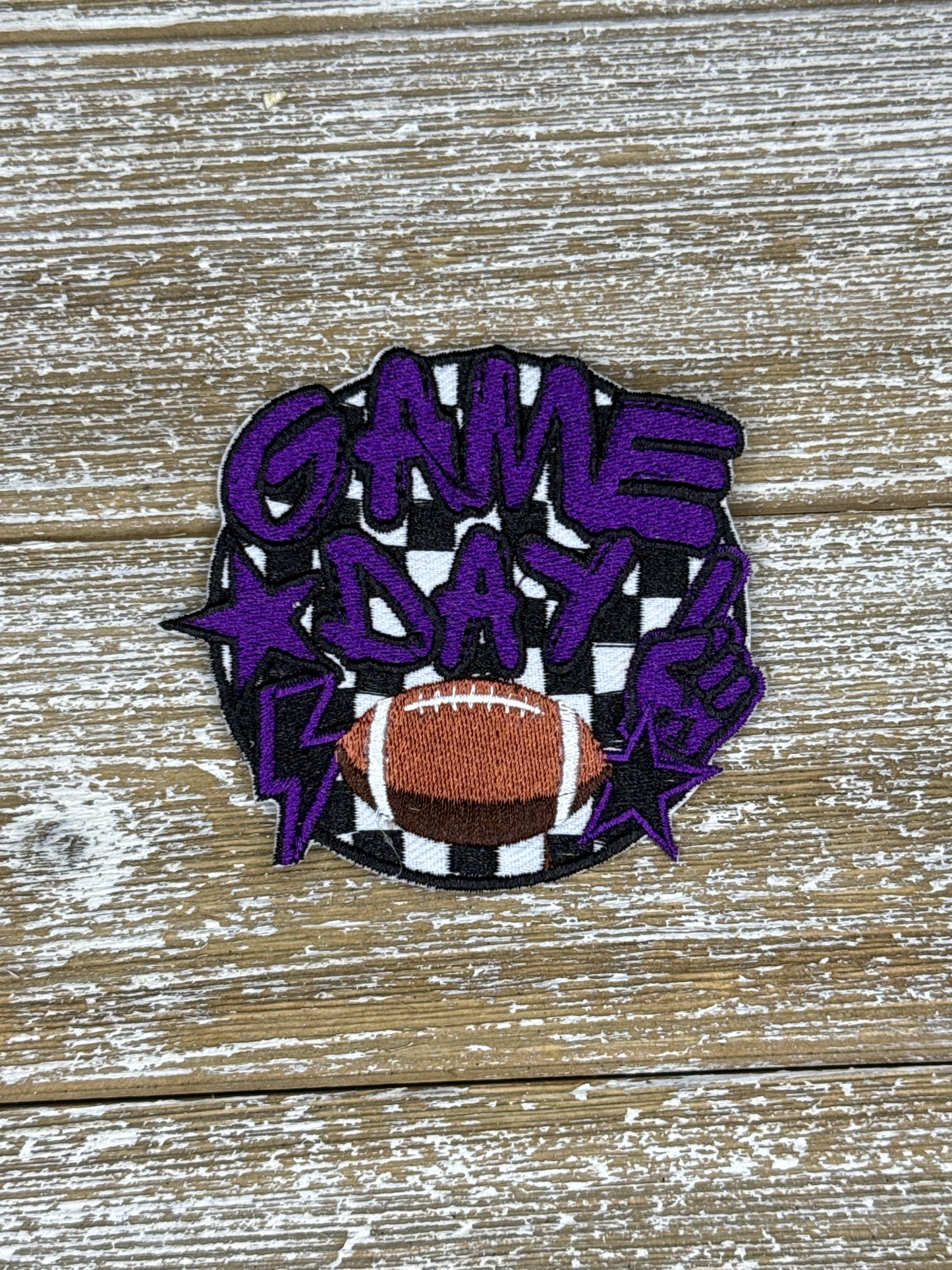 Checkered Game Day Football
