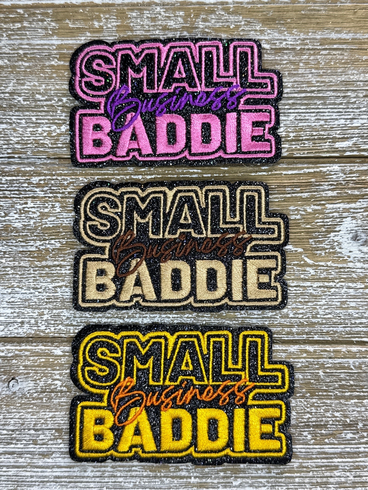 Black Glitter Small Business Baddie