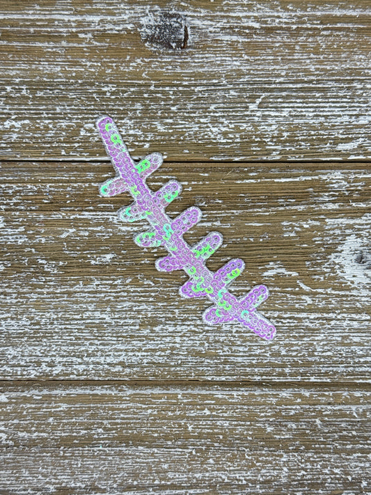 Iridescent Sequin Football Lace￼