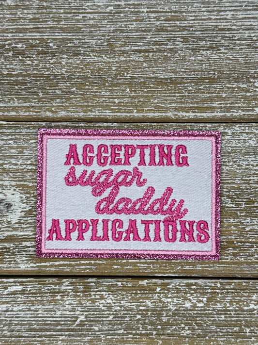Pink Glitter Accepting Sugar Daddy Applications