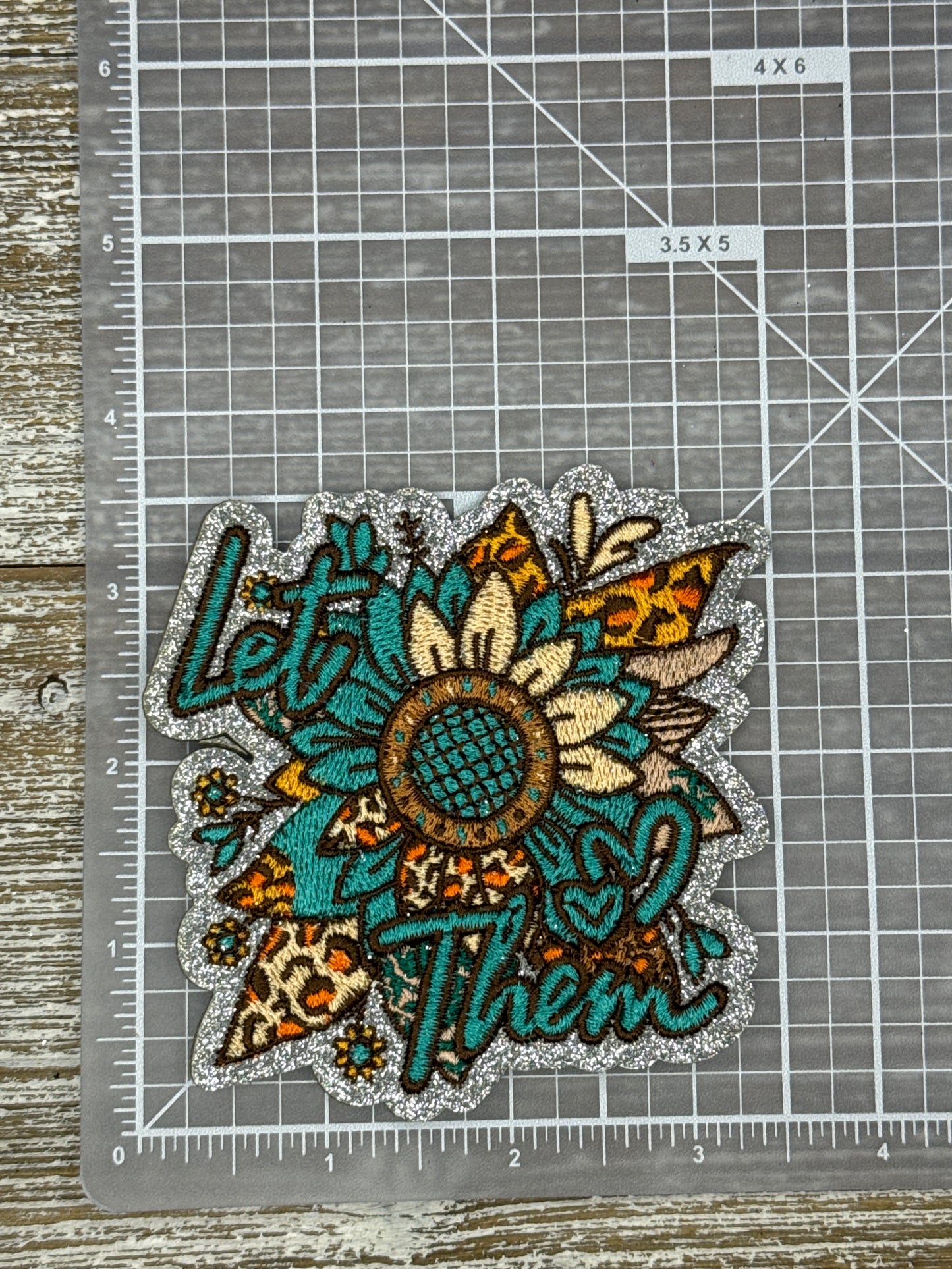 Sunflower Teal Let Them