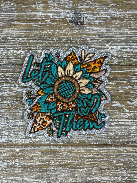 Sunflower Teal Let Them