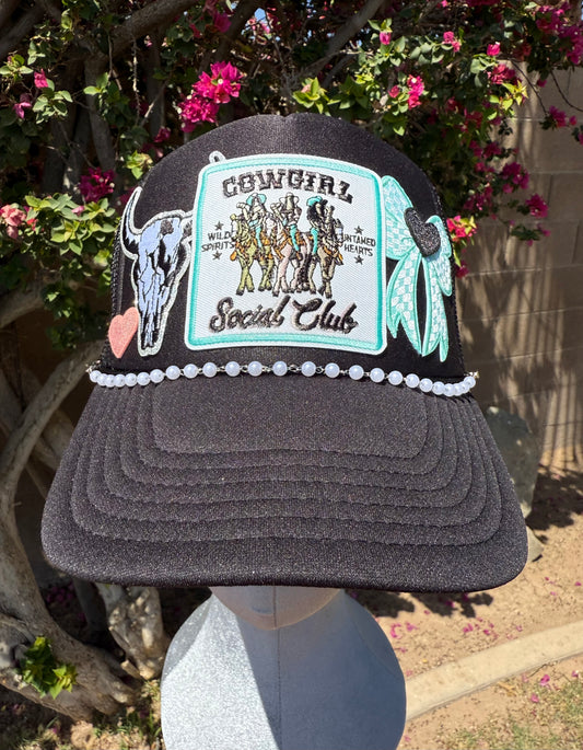 Cowgirl Social Club Patch Hat