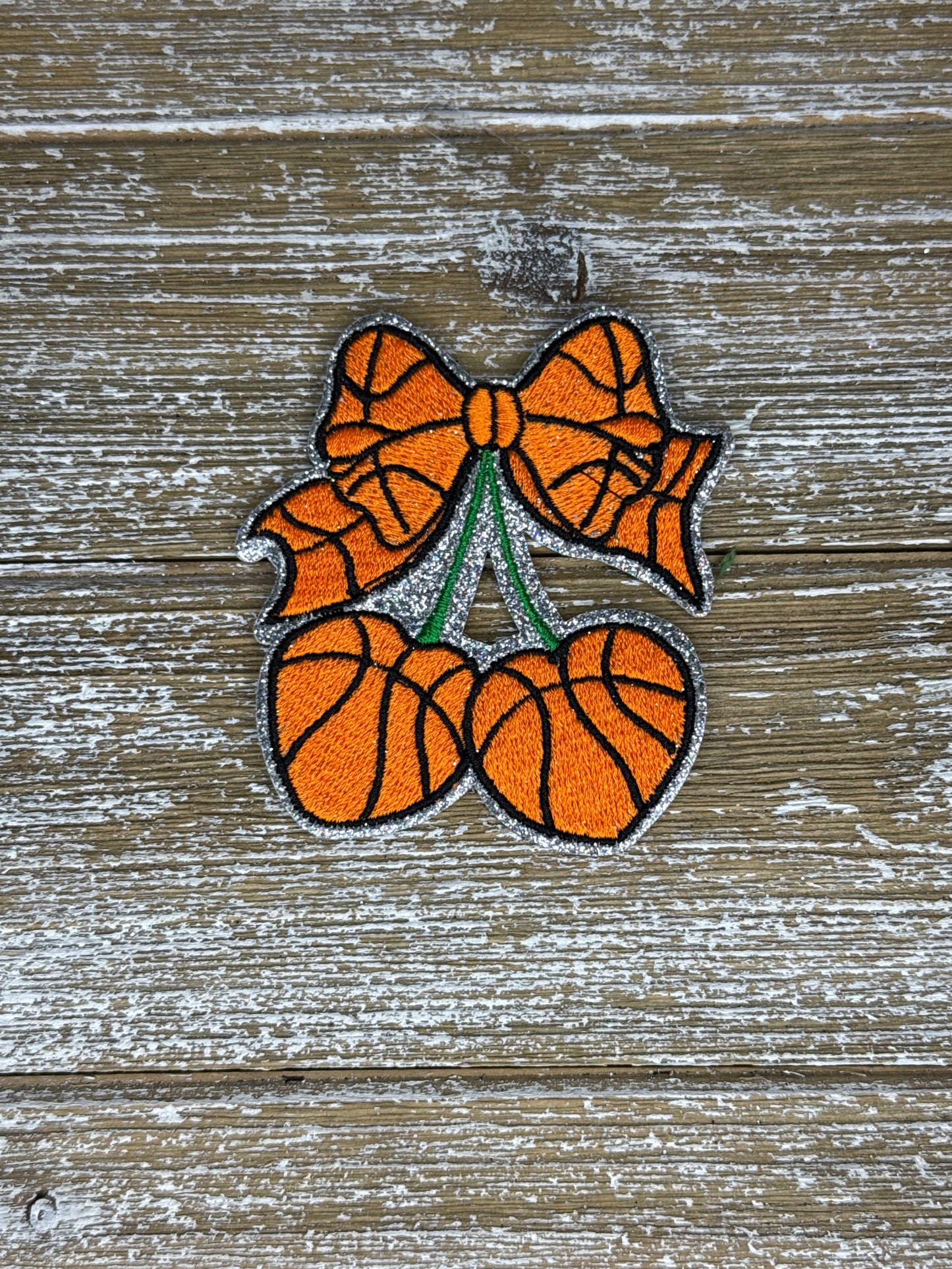 Silver Glitter Sports Cherries