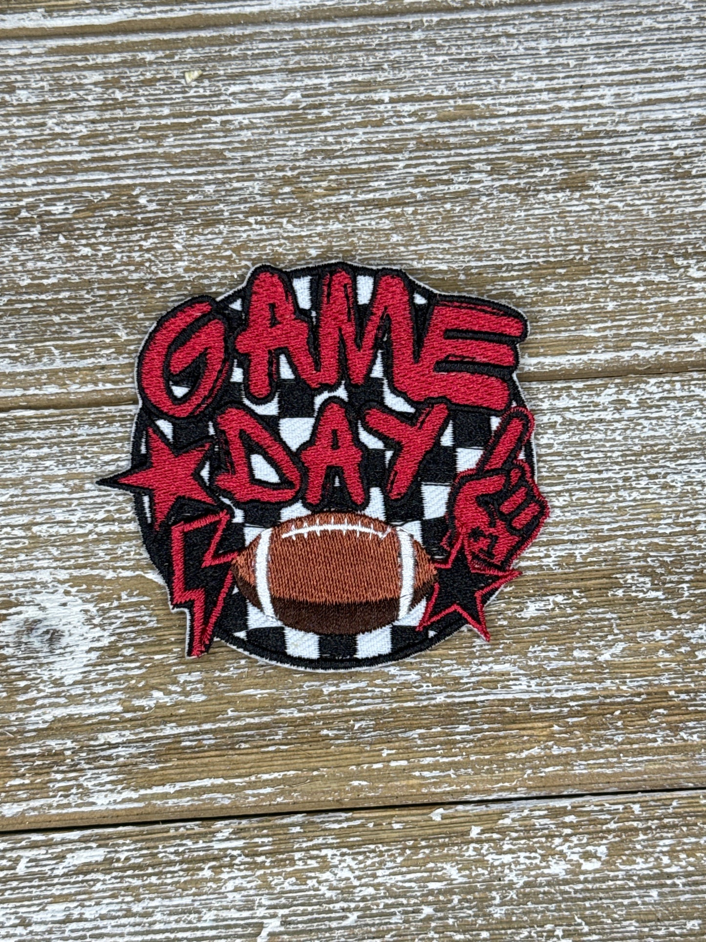 Checkered Game Day Football