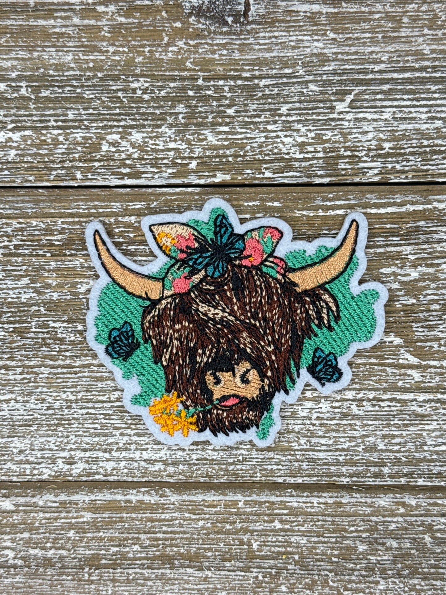 Highland Cow With Bow