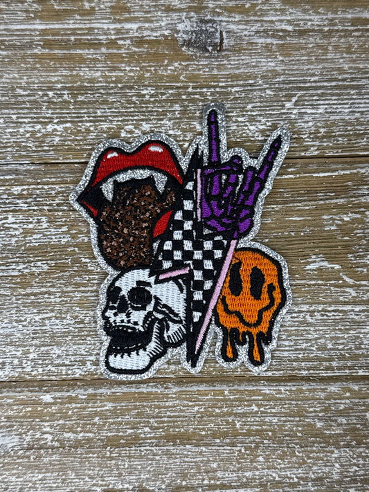 Silver Glitter Rocker