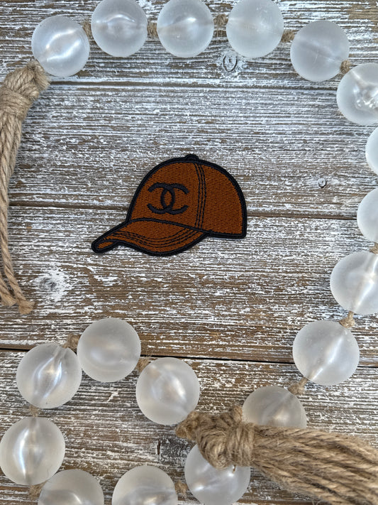Coffee Brown and Black CC Baseball Cap