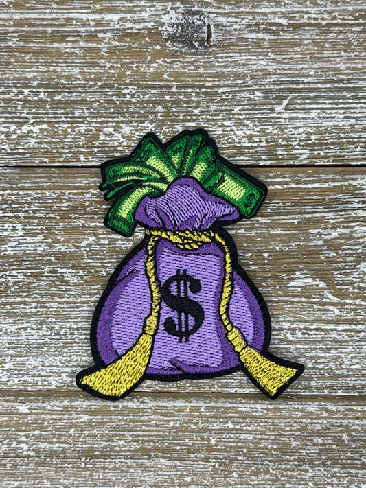 Purple Money Bag
