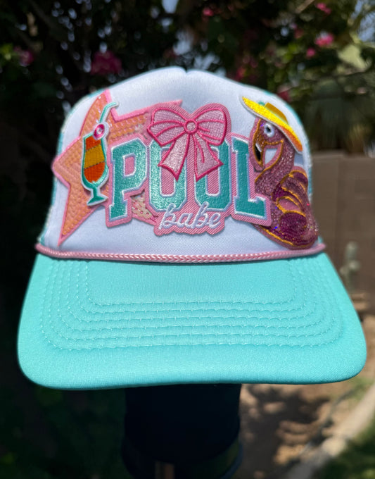 Pool Babe Patch Hat