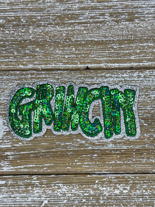Grinchy Sequined