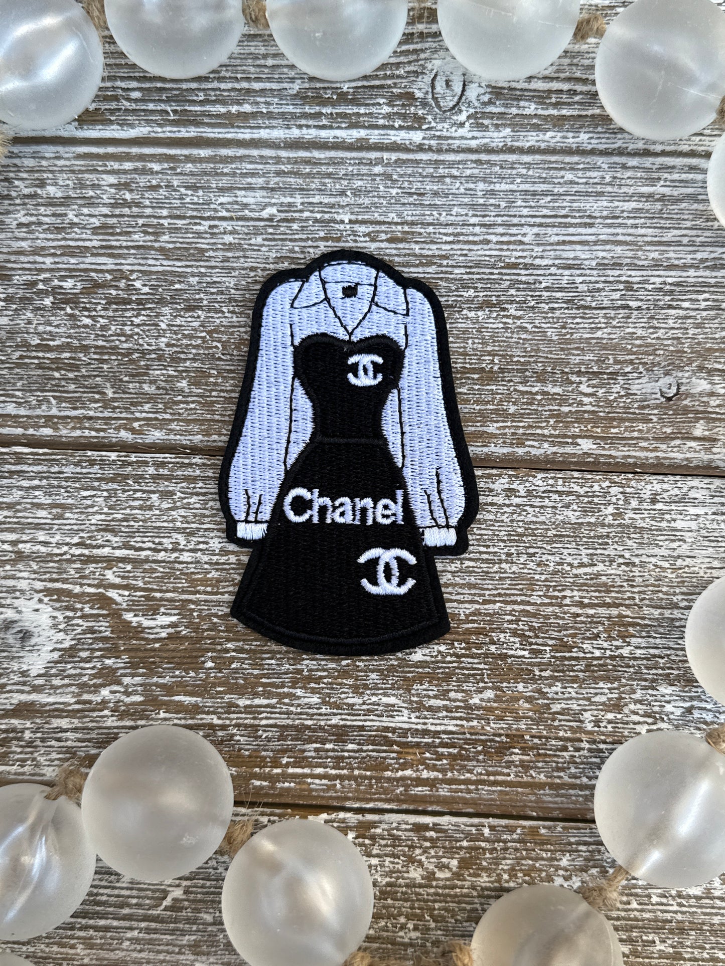 Black and White CC Dress