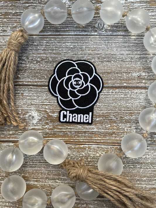 Black and White CC Flower