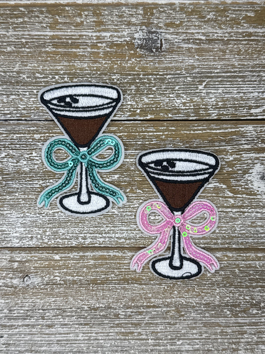 Sequined Martini Glasses