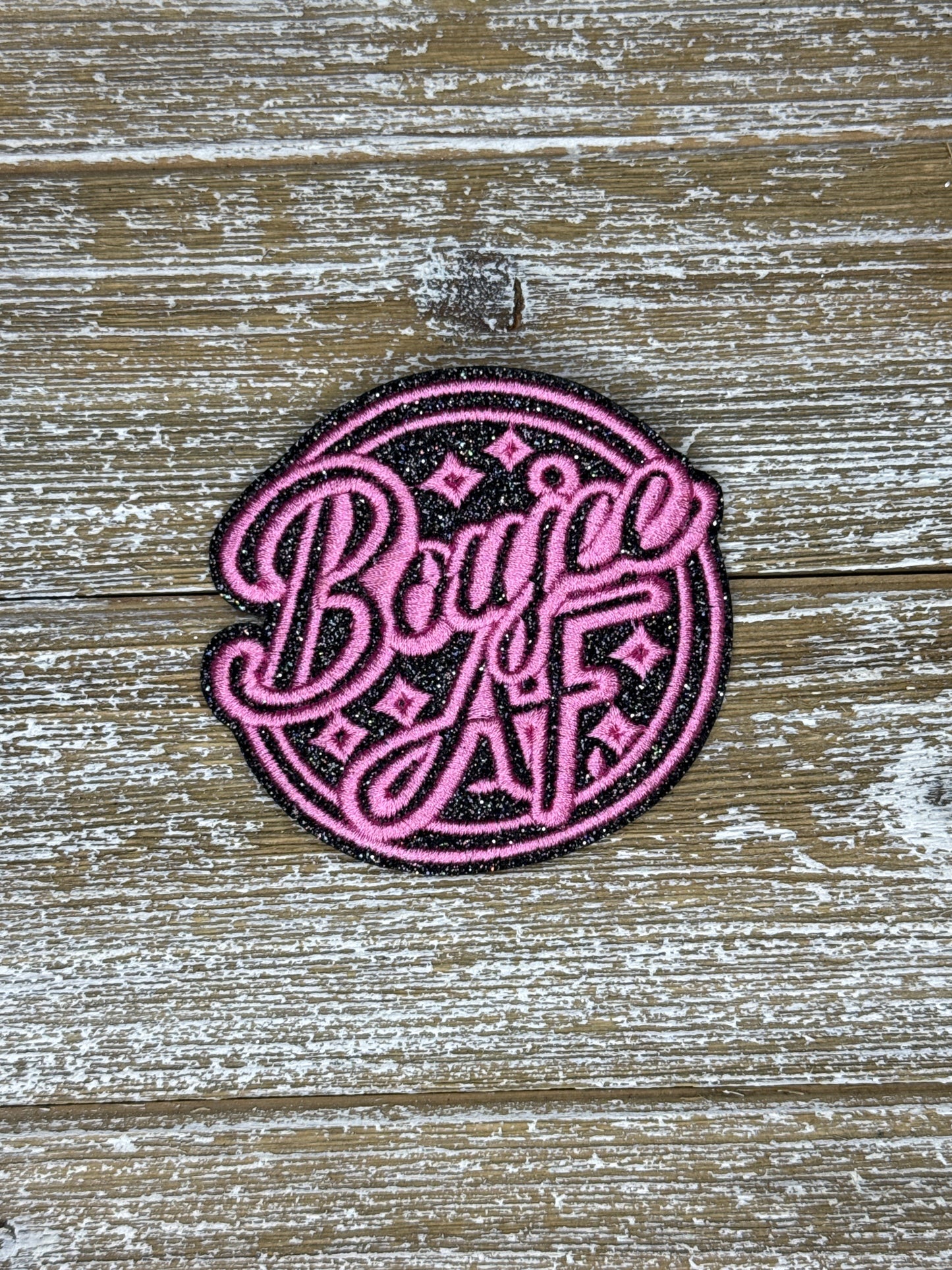 Black Glitter Boujee AF