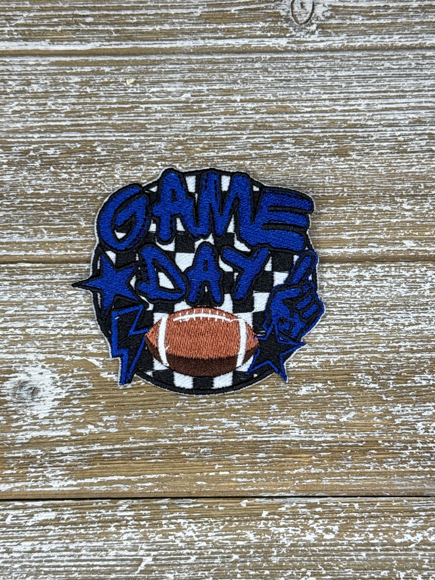 Checkered Game Day Football