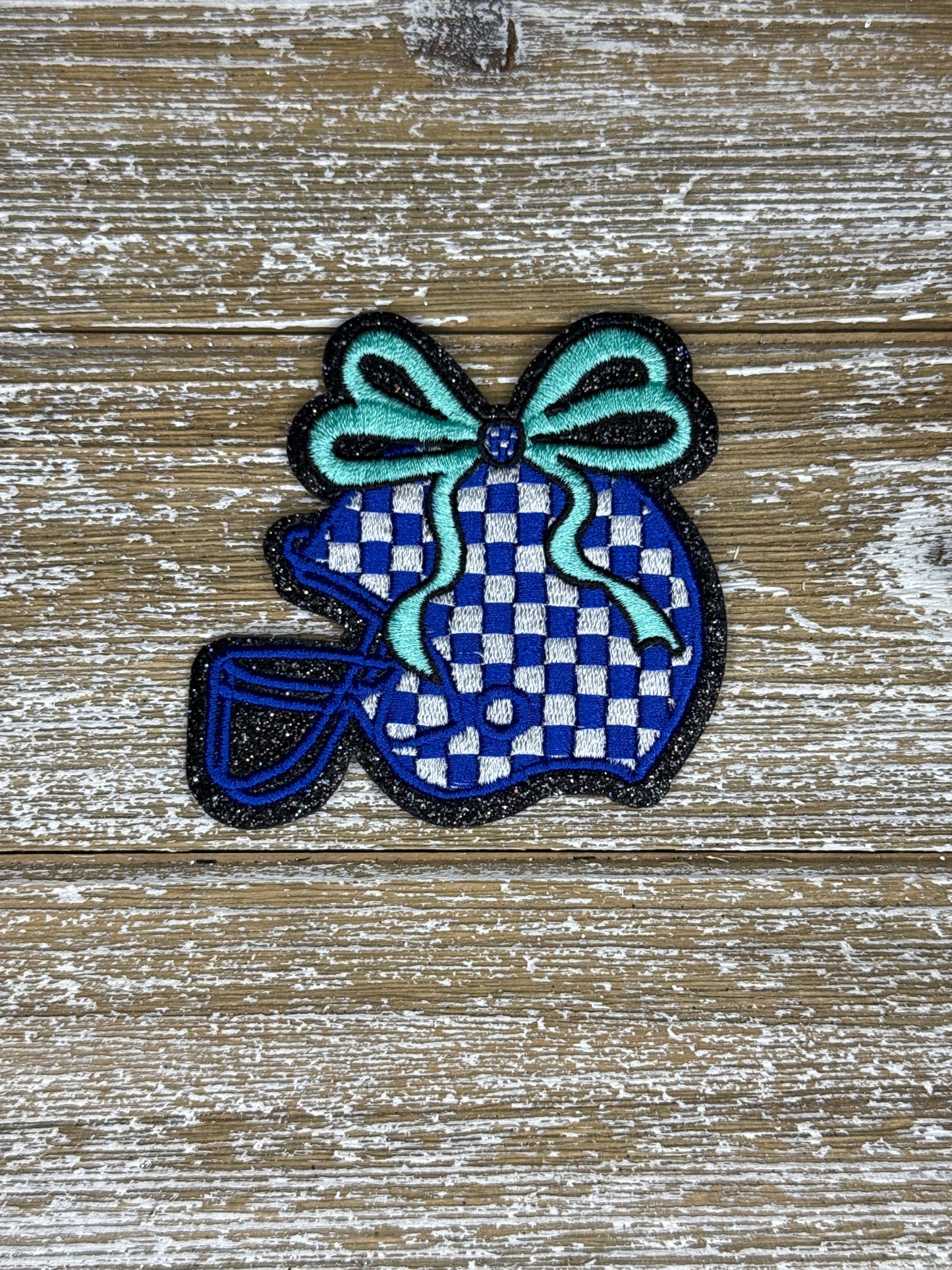 Checkered Football Helmet