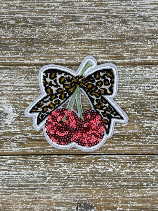 Sequin Leopard Cherries