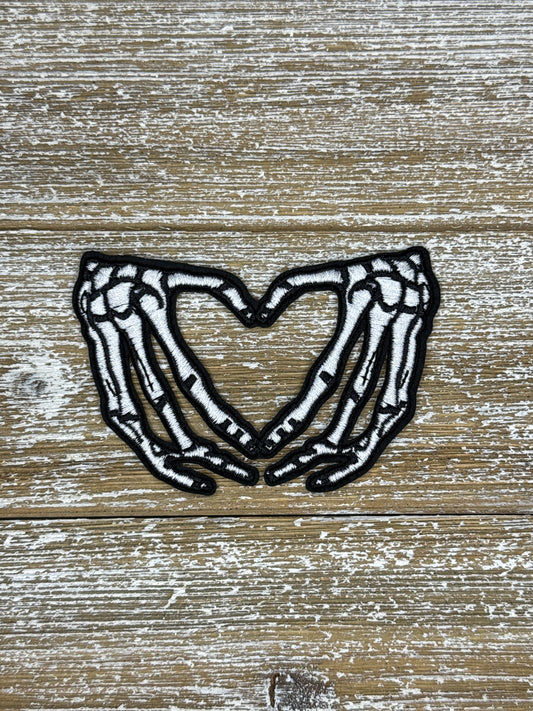 Skeleton Hand Heart