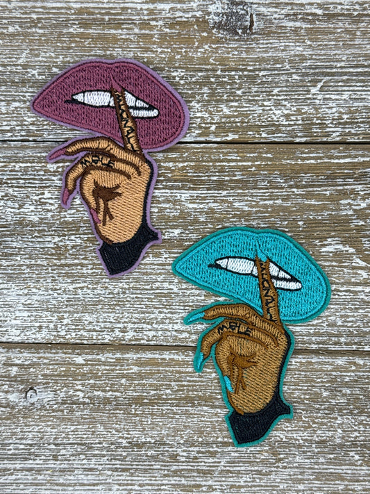 Purple/ Teal Lips