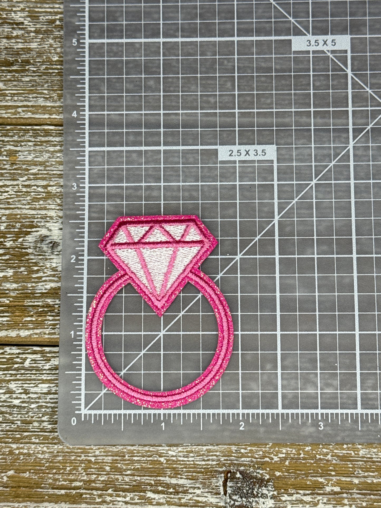 Glitter Pink Ring