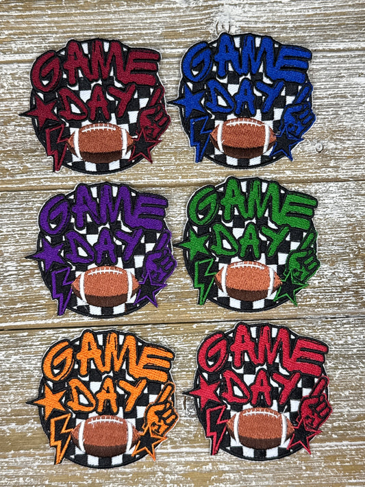 Checkered Game Day Football