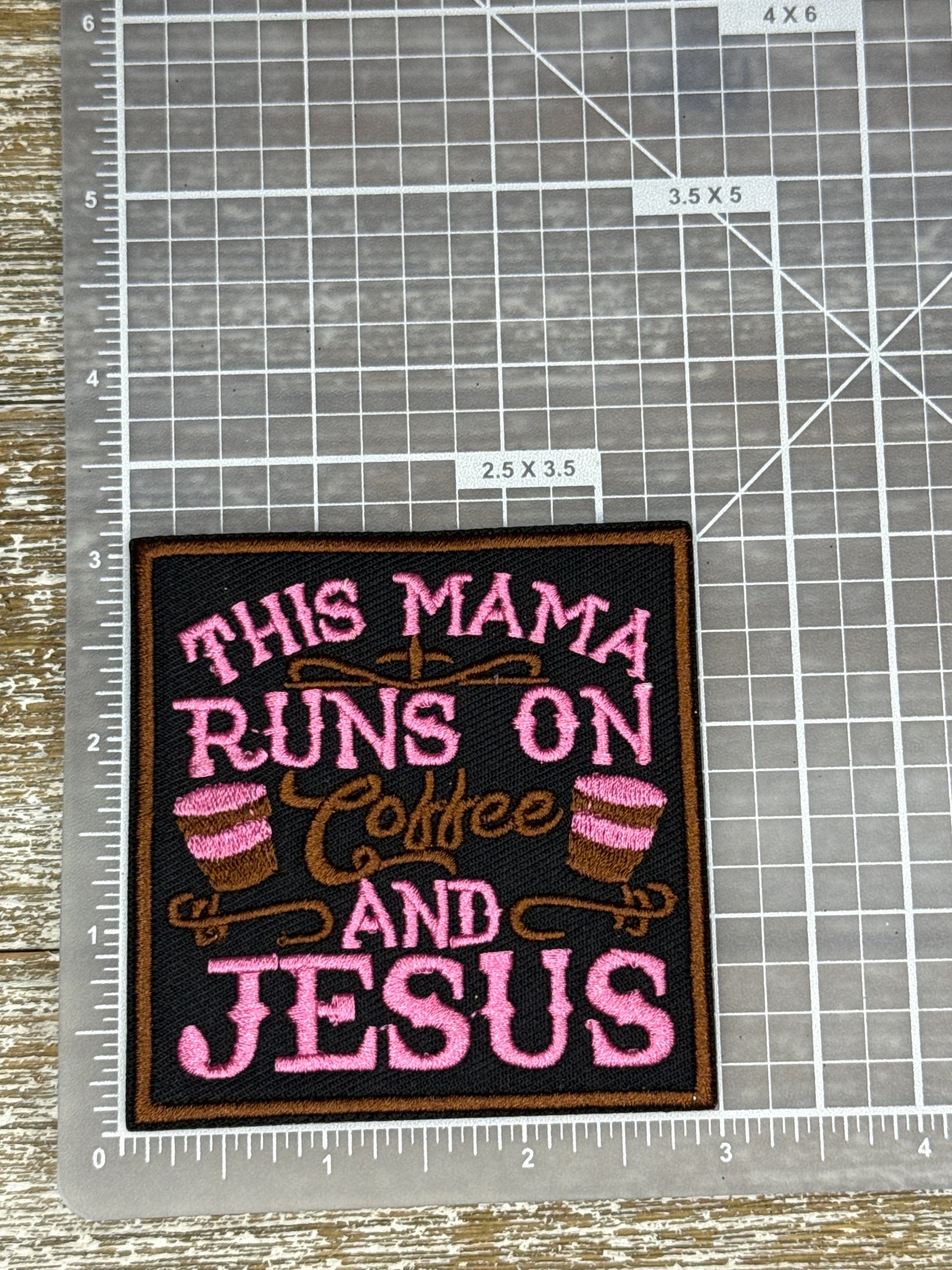 This Mama Runs On Coffee And Jesus