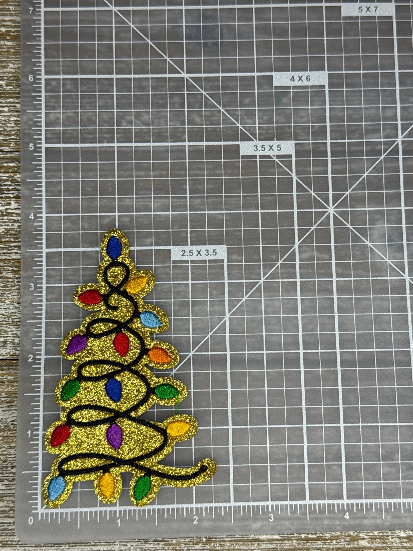 Gold Glitter Christmas Tree