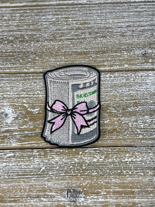 Pink Bow Money Roll
