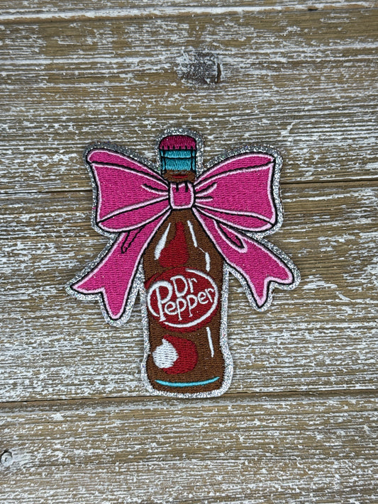 Silver Glitter Bow Pepper