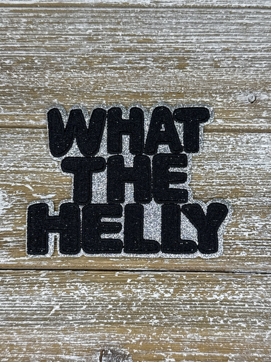 Silver Glitter What The Helly