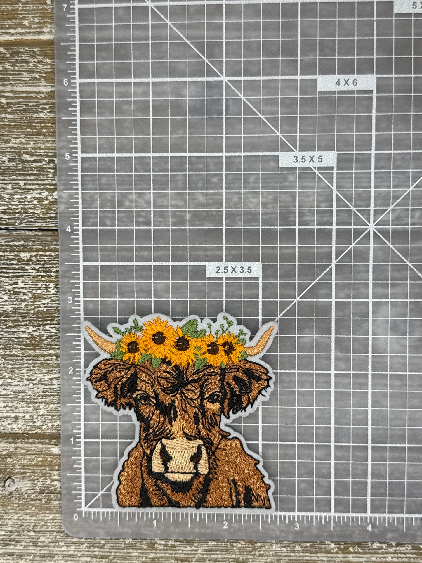 Highland Cow Sunflower Crown