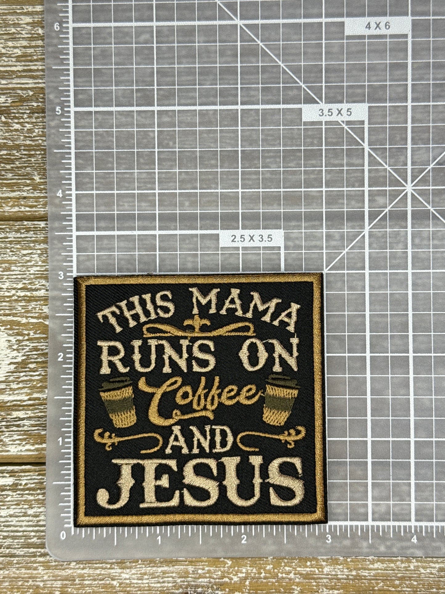 This Mama Runs On Coffee And Jesus