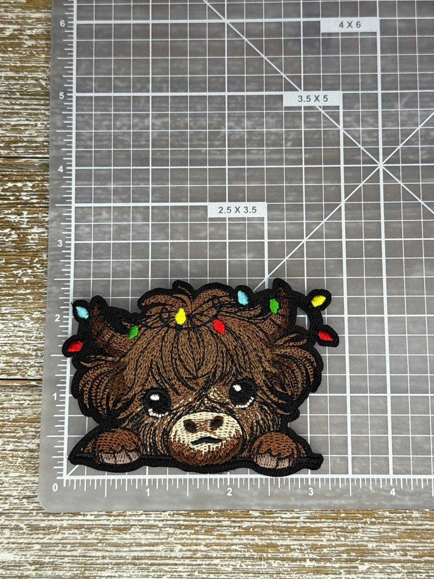 Christmas Highland Cow