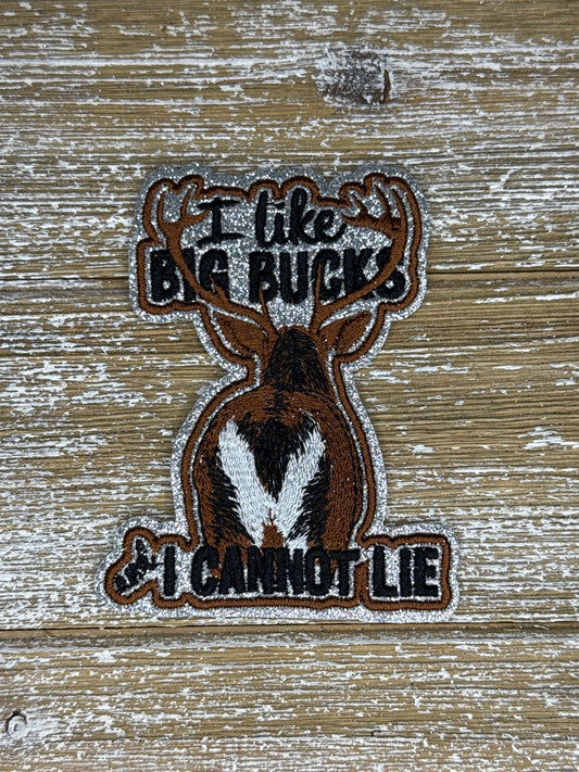 Silver Glitter Big Bucks