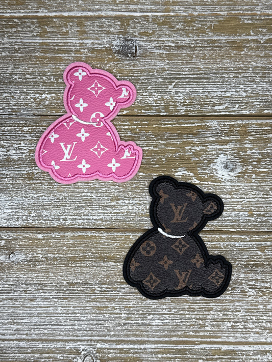 LV Bear Faux Leather