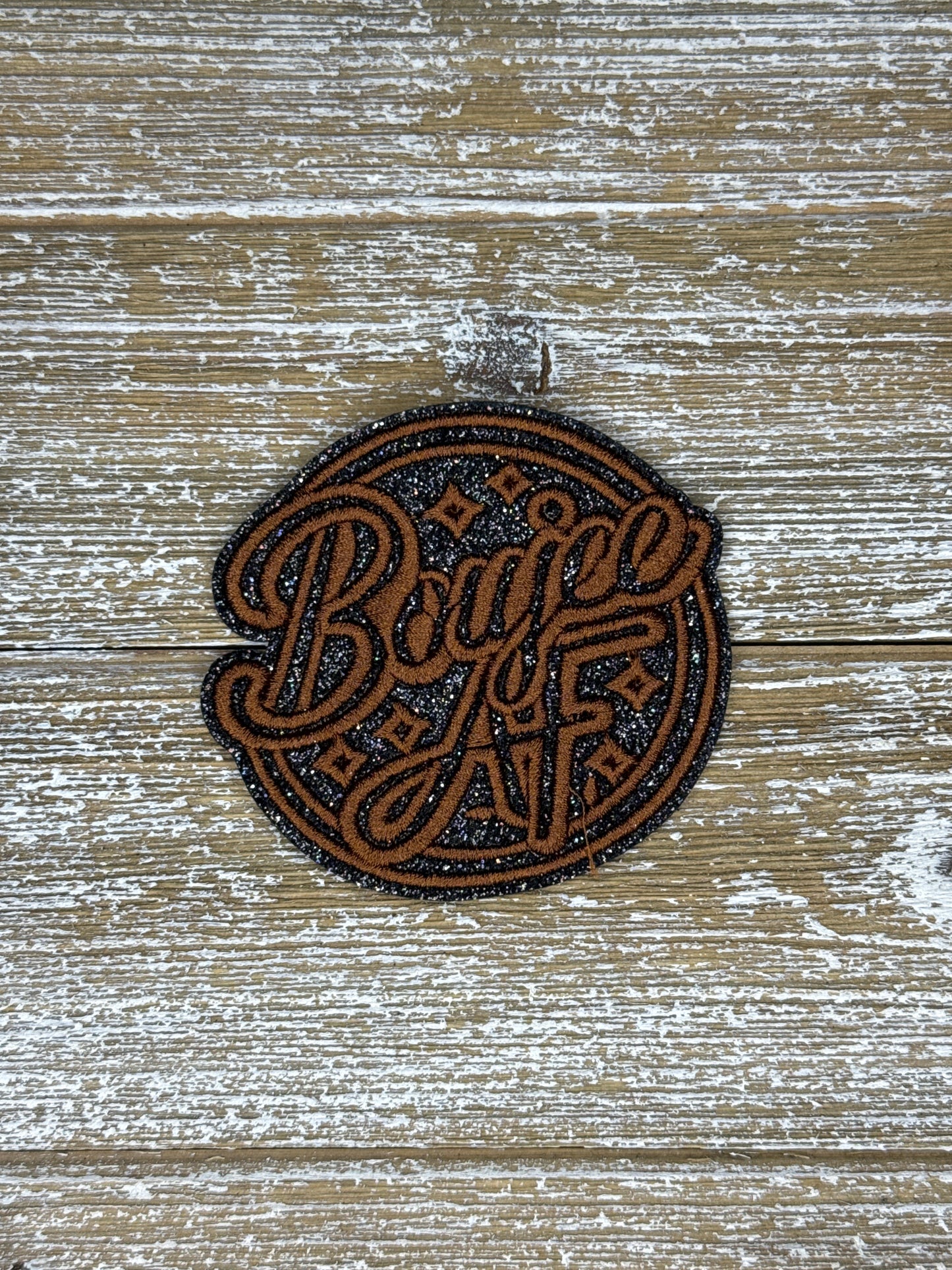 Black Glitter Boujee AF