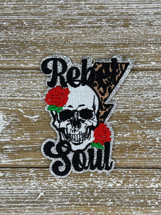 Silver Glitter Rebel Soul