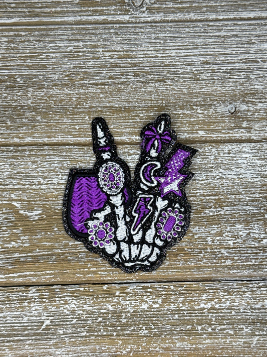 Skeleton Peace Sign