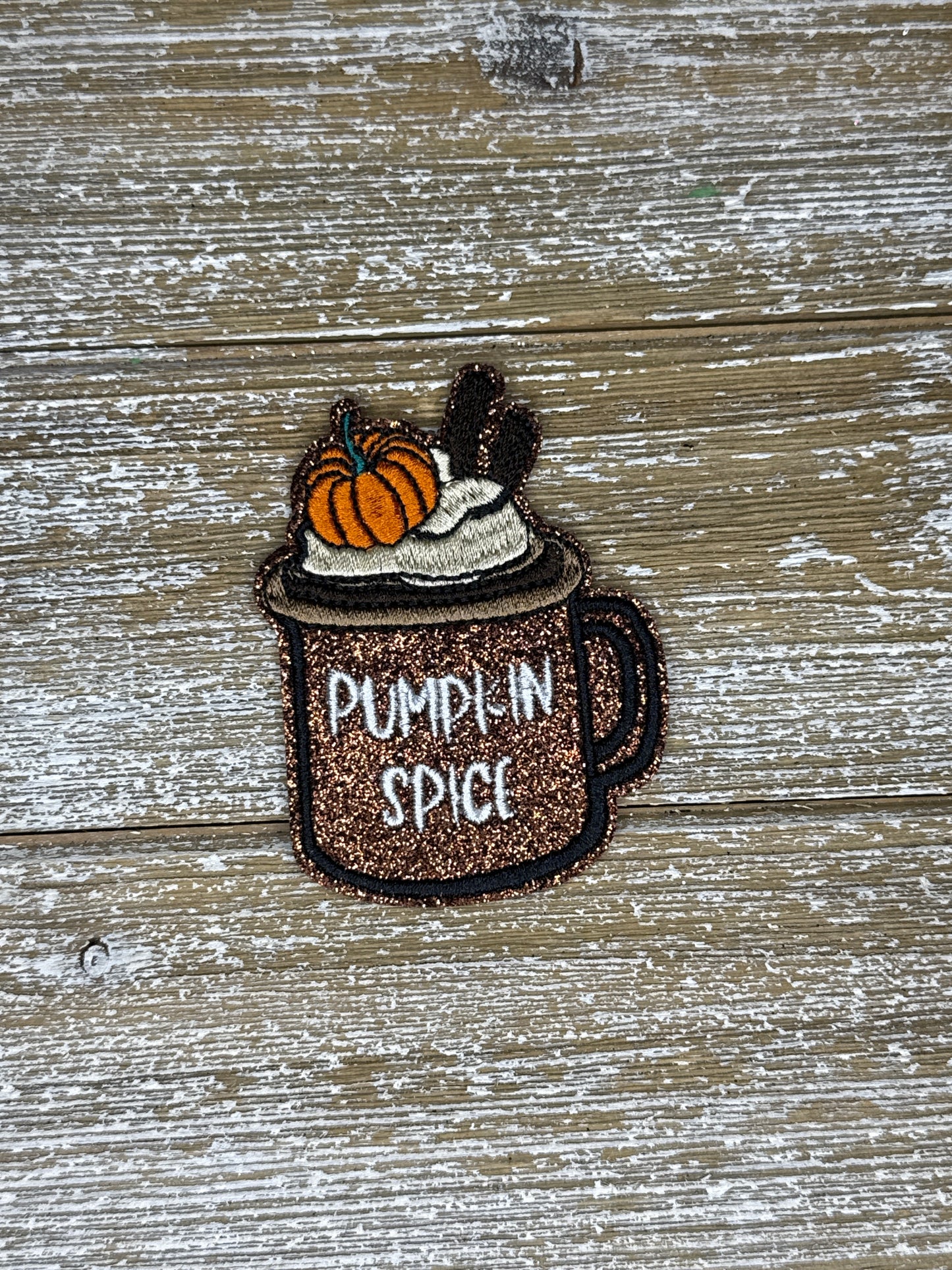 Glitter Pumpkin Spice Mug