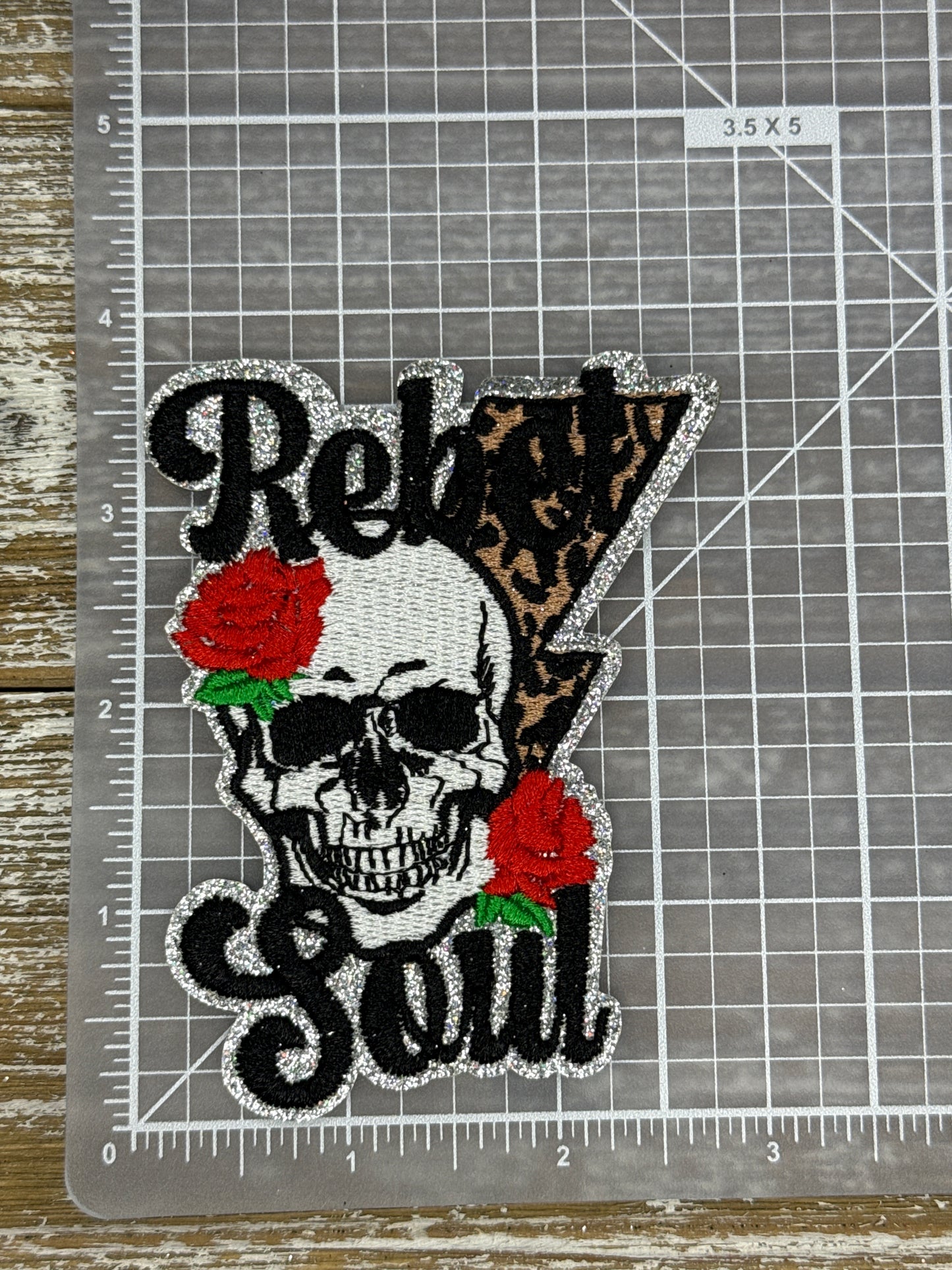 Silver Glitter Rebel Soul