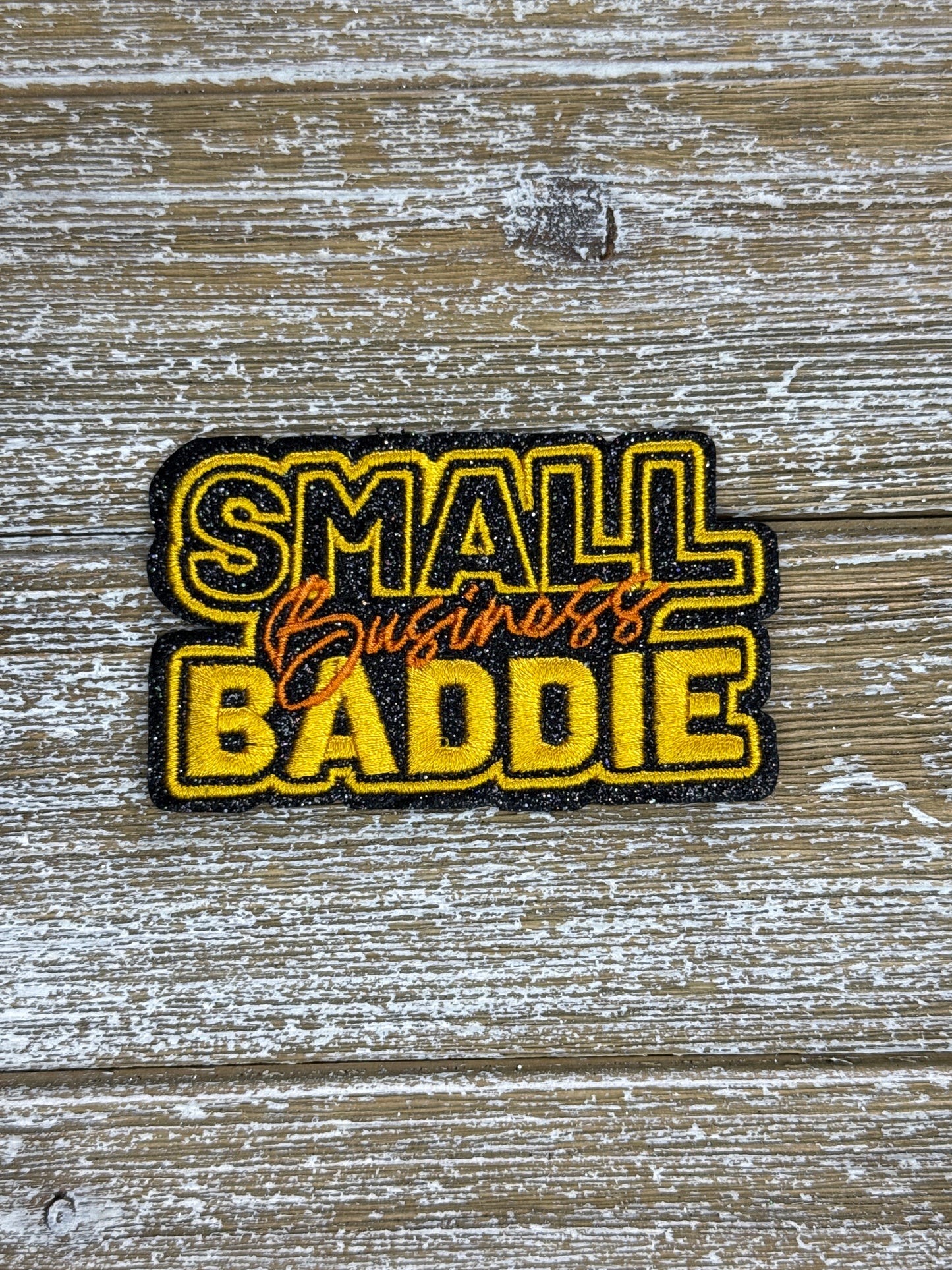 Black Glitter Small Business Baddie